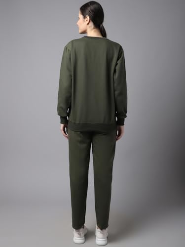 Image of Mack Jonney Fleece Printed Tracksuit for Women-SW 44 LOWER 002-P-V-140