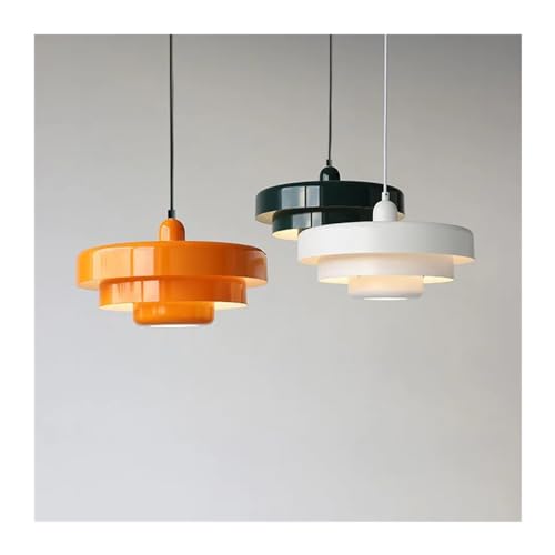 Lustre suspension LED blanc au design moderne et épuré pour luminaire de salon - 3