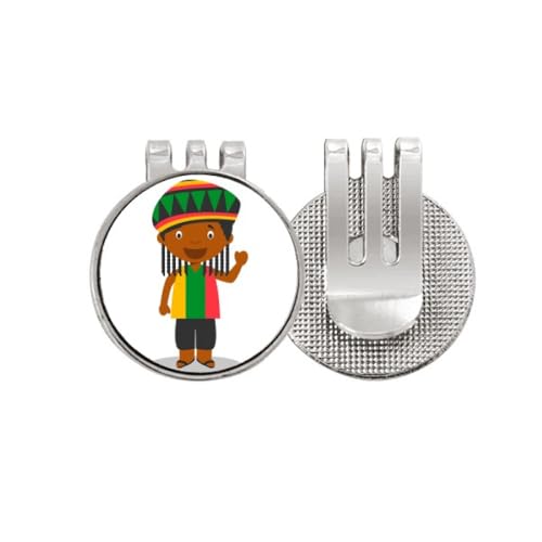 Marqueur de balle de golf Sourcingmap avec clip aimanté pour casquette