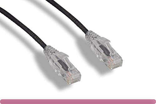 Cable de Red SF Cable Cat 6A UTP 15 ft Negro miniatura 1