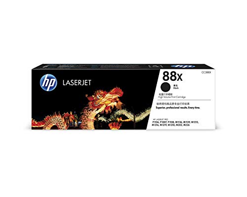 Image of HP Laserjet P1108 Single Function Monochrome Laser Printer 88X Toner (Black)