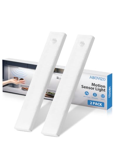 Abovizo Under Cabinet Lighting Wireless, Motion Sensor Light Indoor, 2 Pack - image 1