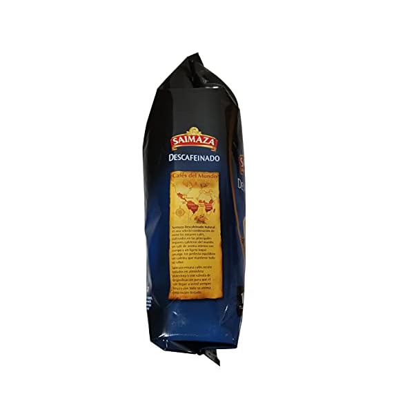 Saimaza - Descafeinado CafÃ© en Grano Tostado 100% Natural en Atmosfera Protectora Bolsa 500 Gr - Imagen 6