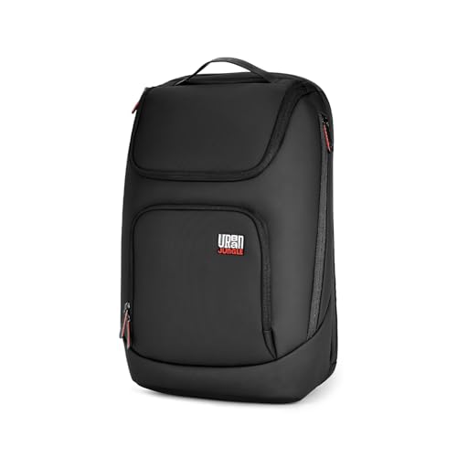 Urban Jungle,The Hive Laptop Backpack for Men and Women | Premium Fabric | 15.6 Inch Laptop with Tablet Sleeve & 20L Capacity | 180 Flat-Open | Water Resistant | Office & Daily Commute Bag | Black