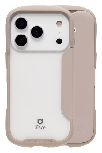 iFace Reflection iPhone 17 Pro ケース 手帳型 クリアケース(ベージュ)【 アイフェイス スマホケース 耐衝撃 iphone17pro アイフォン17プロ 手帳 ダイアリーケース カード収納 ポリカーボネート ストラップホール