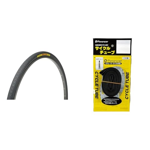 【セット買い】パナレーサー(Panaracer) パセラ ブラックス 700×38C 黒 8W738-18-B + チューブ W/O 700×35~40C (W/O 27×1-3/8~1-1/2) 仏式バルブ 33mm 日本製 0TW735-40F-NP