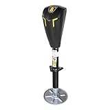 Lippert Smart Jack One-Touch Automatic Power Electric Trailer A-Frame Tongue, 3,500 lbs. Auto-Hitch Memory, Integrated LED Lights, Backlit Controls, Battery Indicator, Quiet - 643589