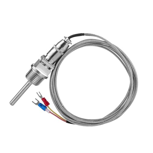 Termopar CK de alta temperatura para 1250 °C en acero inoxidable con rosca NPT