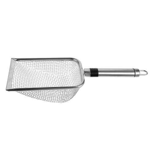 ERINGOGO Pala Spiaggia in Acciaio Con Filtro Per Sabbia e Conchiglie Pala Scavo Multiuso Con Rete Strumento Durevole Per Giardino e Spiaggia Maneggevole e Leggera