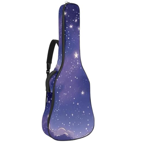 Sac pour guitare acoustique 109 cm avec protection améliorée violet