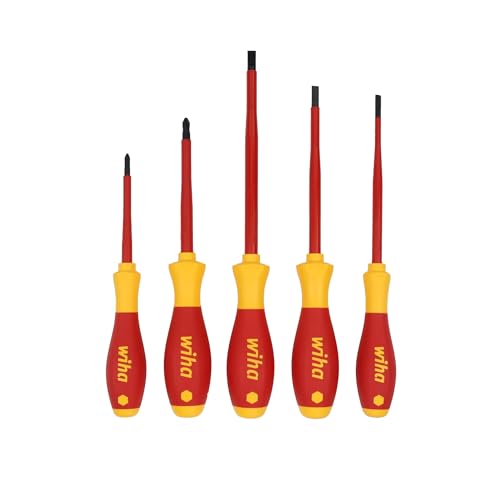 Image of Wiha 32081 Insulated Screwdriver Tray Set, 5-Piece Professional Tool Kit
