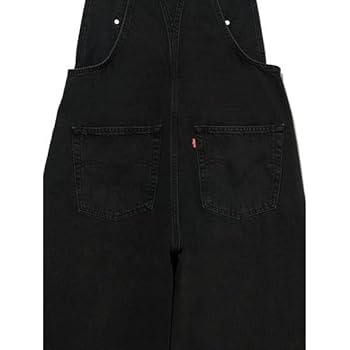 Amazon.co.jp: [リーバイス] APRON オーバーオール ブラック
