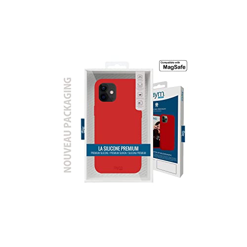 Coque Silicone Premium JAYM pour iPhone 15 Pro Max Rouge avec protection microfibre - 3