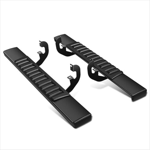 Estribos laterales de aluminio negro 6" para Silverado miniatura 2
