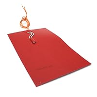 DOJA Barcelona | Silikon Heizelement | 500W | 290x175mm | Silikon-Heizmatte | Silikon-Heizkissen | Heizelement aus Silikon mit Thermostat | Silikon Heizteppich für den industriellen und häuslichen