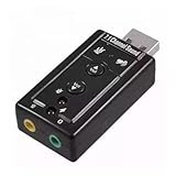 PLACA DE SOM USB PARA P2 PC ADAPTADOR AUDIO 7.1