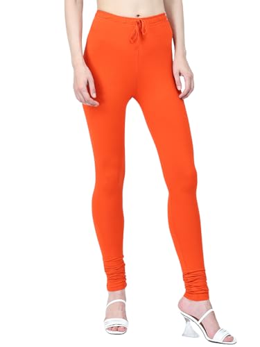 Image of Robinbosky Cotton Churidhar Leggings for Women - Stylish, Stretchable & Flattering Fit for All-Day Comfort