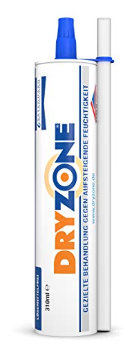 Preisvergleich Produktbild Dryzone Horizontalsperre Creme - Gegen Feuchte Wände und Aufsteigende Feuchtigkeit - WTA Zertifiziert 310 ml (1 Stück). Bei Wandstärke von 240mm, Ergiebigkeit von 1,5 Meter Wandlänge behandelt.