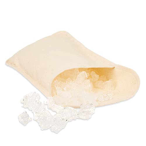 Viski Bartender’s Lewis Ice Bag - Extra Large Professional Grade Canvas Ice Crushing Bag with Reinforced Seams for Chilled Cocktails - 10″ x 18″ Set of 1 by Viski - Image 8