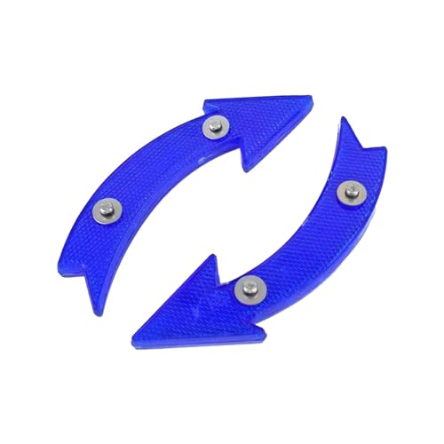 TISHITA 自転車ホイールリフレクター 自転車スポークリフレクター 反射性 大人用 ポータブル 自転車リムリフレクター マウンテンバイク ロードバイク用 2個, 青