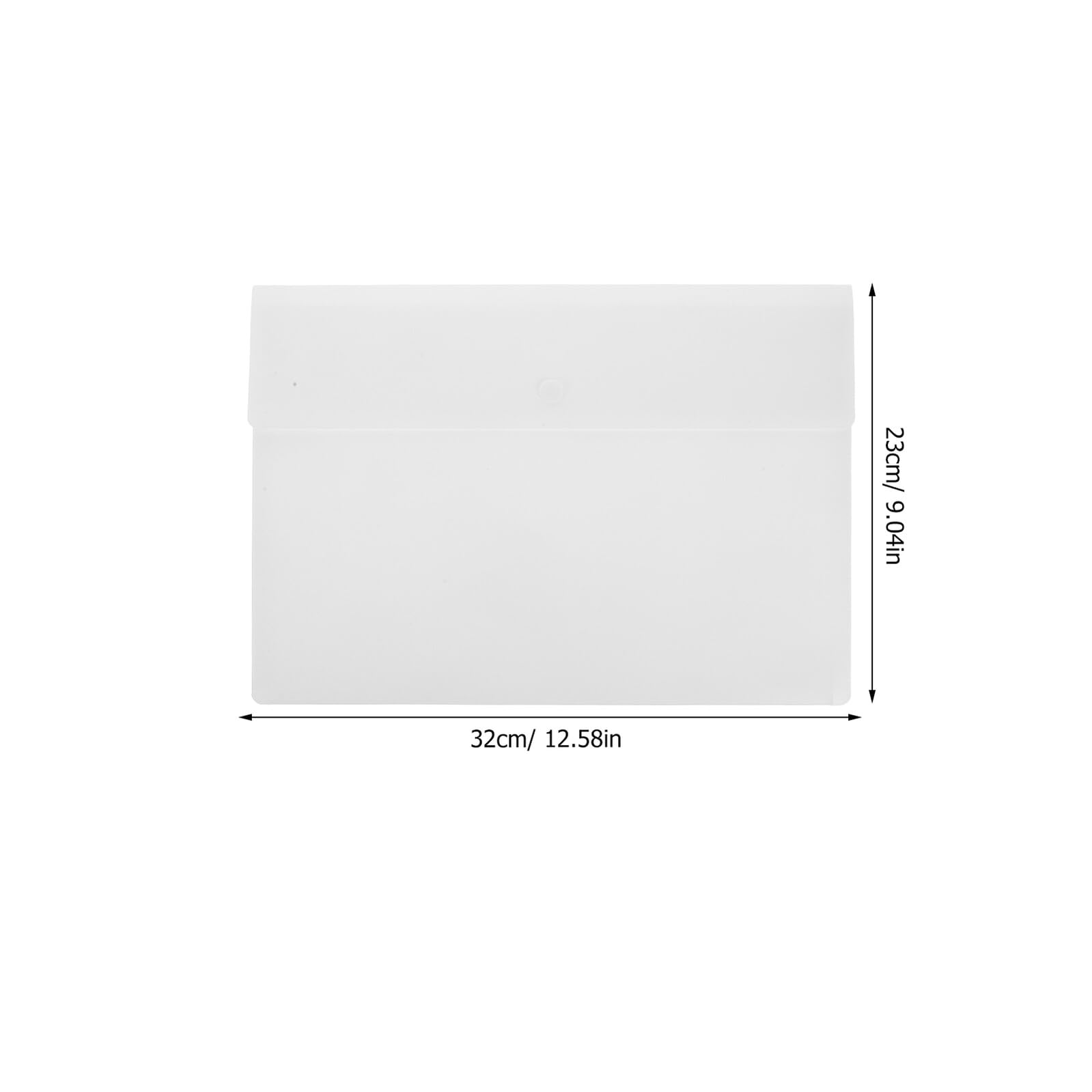 Homoyoyo 10pezzi Cartell Plastica con Chiusura Bottone Impermeabili Grande Capacità Organizer per Documenti Ufficio e Riunioni