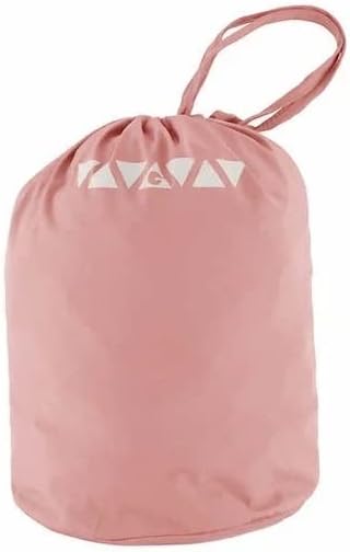 Gerry Ladies' Packable Rain Jacket Women's Rain Coat Bag Included | Pink, Large