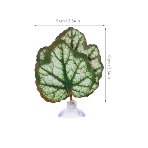 Image of 2Pcs Betta Fish Leaf Hammock Aquarium Plastic Betta Bed Resting Spawning Pad for Beta Fish Tank Accessories