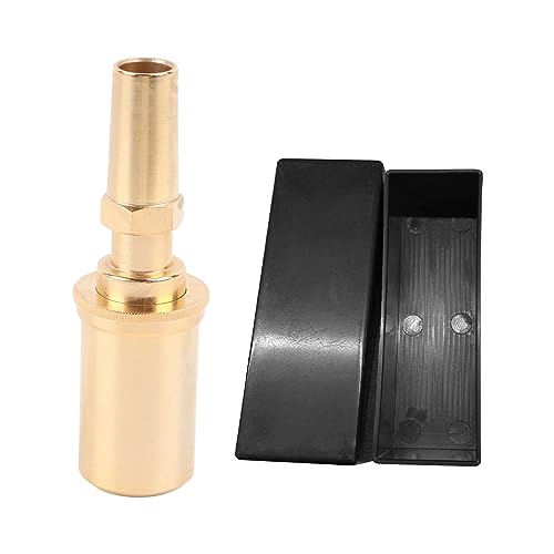 XHTLLO Brass Trombone Pressure Relief Valve, Mouth Strength Trainer, for Improved Performance(Golden)