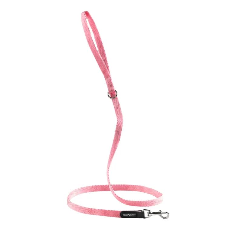 TRE PONTI GUINZAGLIO CLASSICO (ROSA)