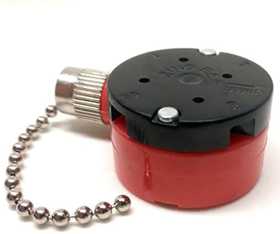 ZE-208S ZH E89885 3 Speed 4 Wire Pull Chain Ceiling Fan