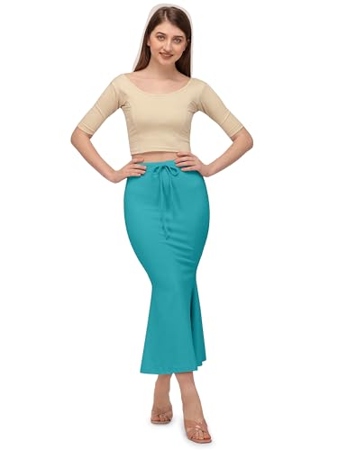 Image of Mehrang Stretchable Saree Shapewear Petticoat for Women, Cotton Blended,Petticoat,Skirts for Women,Shape Wear Dress for Saree