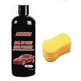 ARUHIU All in One Multipurpose Liquid Polish for Car, Motorbike, Scooter, Household, Office Care,High Gloss, Easy Application, For Interior & Exterior Surfaces -200mL with Applicator Sponge