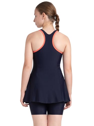Image of Speedo Girl's Endurance 10 Racerback Swimdress with Boyleg