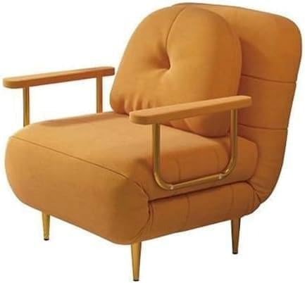 Modern 2-in-1 Sofa Bed Sleeper Chair - Foldable Portable Armchair for Living Room & Bedroom Includes Pillow - Stylish Lounge Couch for Small Spaces