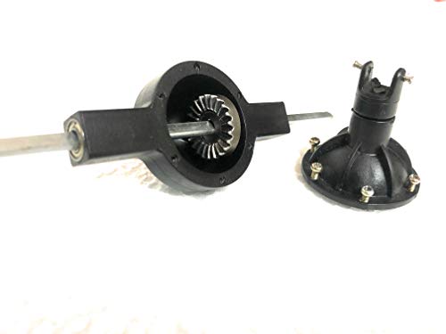Image of indian scale art rc multi axle bus chassis. suitable for miniature scania bus chassis and volvo bus chassis scale 1:18-Black