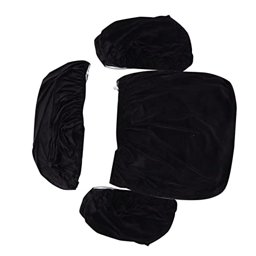 HOLIDYOYO 1 Juego Cubierta reclinable Fundas para sillones Fundas de sofá Chair Cubrir colchoneta Tumbona cojín Tumbona Funda de sofá de Interior Funda de Asiento reclinable poliéster Black