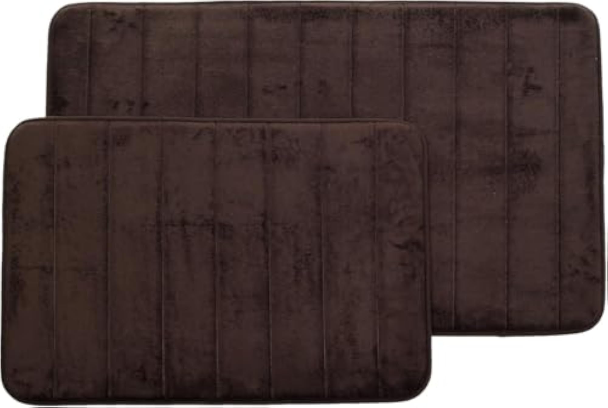 Bathroom Rug Set-2-Piece Memory Foam Bathmats