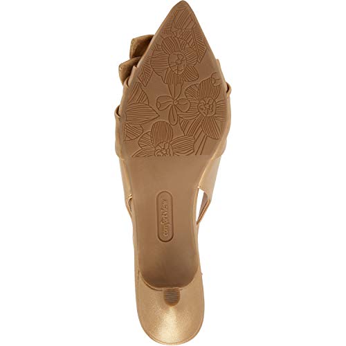 Comfortview Women's Wide Width The Tia Slingback Shoes - 8 M, Gold Yellow #TOP3