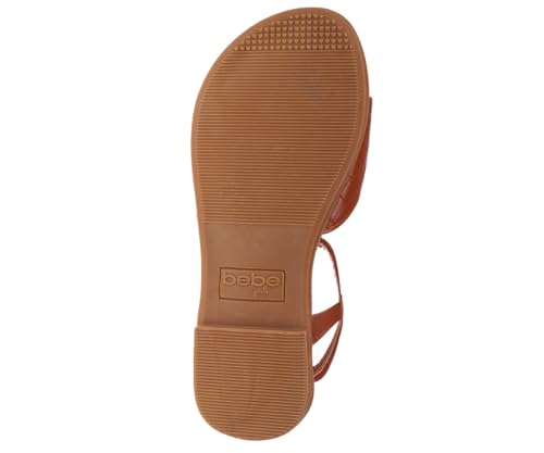 Image of bebe Girls' Sandals - Trendy Flat Designs with Rhinestones, Puffy Straps, Embossed Details and Charms for Toddlers /Little Kids /Big Kids