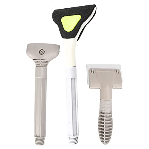 Gavigain 3 in 1 Aquarium Cleaning Kit, Adjustable Retractable Handle, Sturdy Brush Scraper Remover, for Aquarium Owners