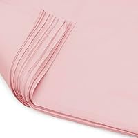 Pack of 10 x Vibrant Tissue Paper 500mm x 750mm for Gift Bags, Wrapping, Flowers, Wedding, Arts Crafts - Quality Acid Free (Baby Pink)