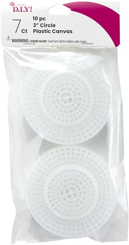 Cousin DIY Plastic Stitching Canvas with Raised Center 7 Holes per inch 3