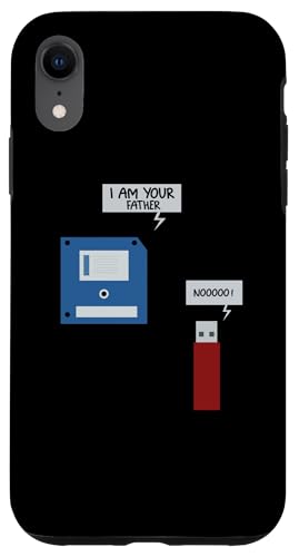 フロッピーディスク:I Am Your Fath.USBフラッシュメモリ:いいえ。 スマホケース iPhone XR 用