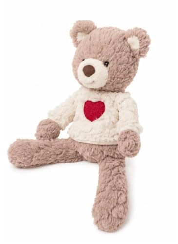 Image of Mary Meyer Stuffed Animal Soft Toy, 12 inch, Amore Teddy Bear