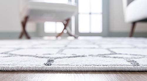 Tapete rectangular Rugs.com 4 x 6 pies blanco miniatura 6