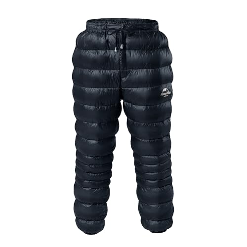 Naturehike Down Pants,Men's Women's Puffy Pants,Winter Warm Outdoor Men Women Ski Snow Pants,Camping Hiking Pants
