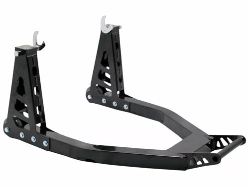 CRUIZER Caballete para rueda trasera de moto universal de aluminio negro