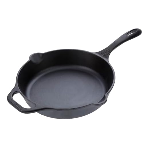 VICTORIA Padella in Ghisa Stagionata Induzione da 25 cm, Adatta per, Fuoco, Barbecue, Forno, Vetroceramica e Gas, Cast Iron Skillet Senza Sostanze Tossiche, Senza PTFE e PFOA