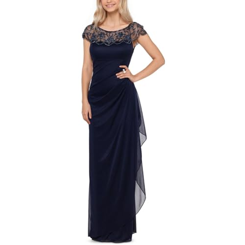 sheer jersey dress Xscape Long Matte Side Rouch with Chunky Bead Navy 8 : Clothing, Shoes & Jewelry A sophisticated offering color:ecru-black published_date:2025-10-06T22:46:01Z Coco Denim Dress with