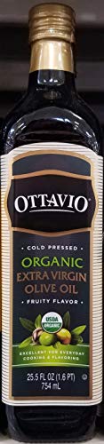 Aceite de oliva extra virgen orgánico prensado en frío Ottavio 25 oz pack de 2 miniatura 1